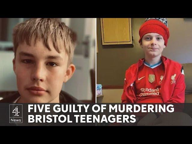 Five found guilty of murdering teenagers in Bristol mistaken identity attack