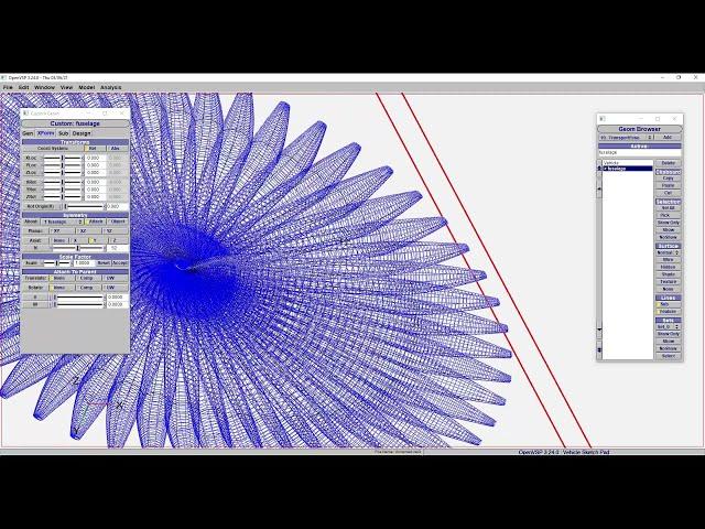 OpenVSP Tutorial Part IV : Menu bars & Control toolbox || Space Inox