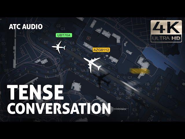 TENSE Dialog between ATC and Pilot at JFK Airport. Real ATC Audio