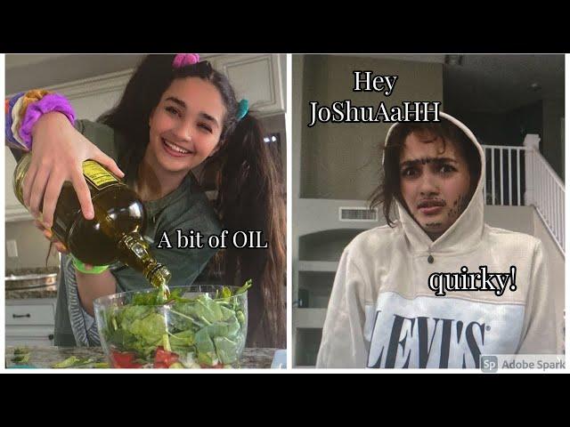 Making a Salad With my Crush Joshua! #Quirkygirl