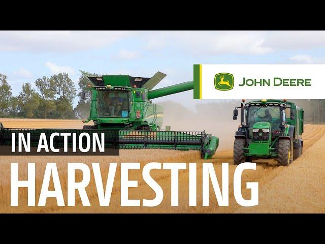 Farmers in Action: HARVESTING with John Deere Precision Ag Technology in Scotland