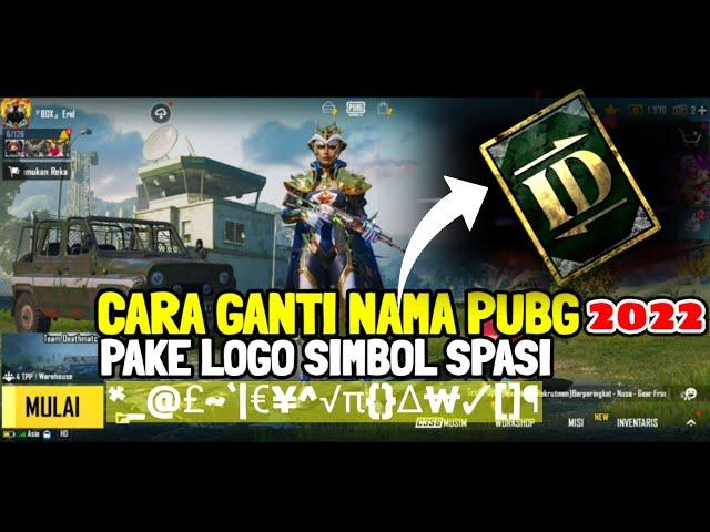 TUTORIAL CARA GANTI NICK NAME KEREN PUBG MOBILE TERBARU 2022"