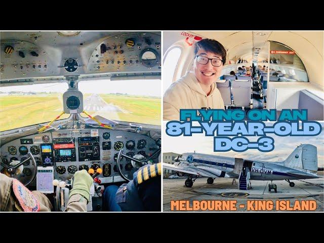 Flying on a WWII-Era DC-3! A Historic Day Trip from Melbourne to King Island