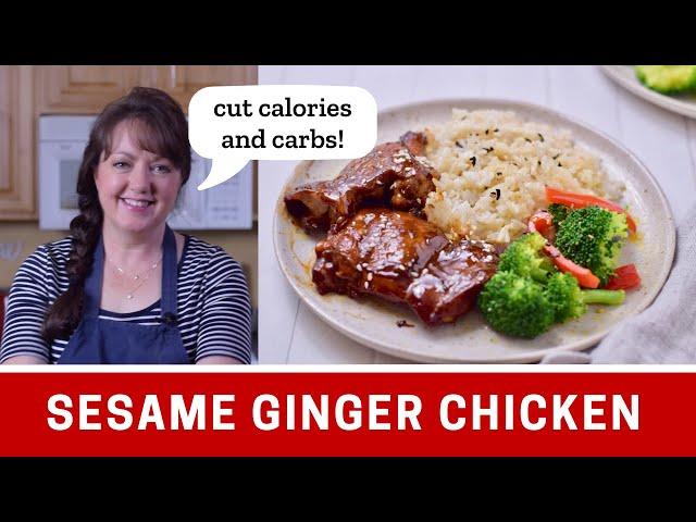 Low Carb Sesame Ginger Chicken