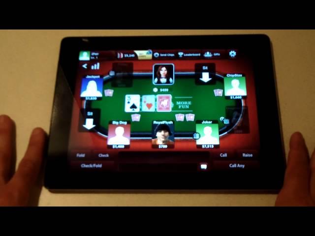 Zynga Poker Ipad/Iphone App Review - Fliptroniks.com