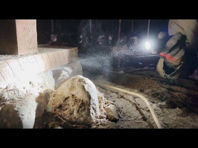 Inspecting a 125-year-old foundation in Southern California