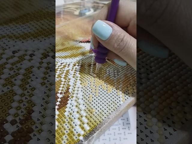 Процесс Тигр  #diamondpainting #алмазнаямозаика #tiger #shortvideo #shorts #short #shortsvideo