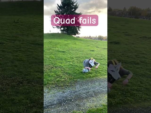 Quad fails#fails #quadrobics #antizoo #therianthropy