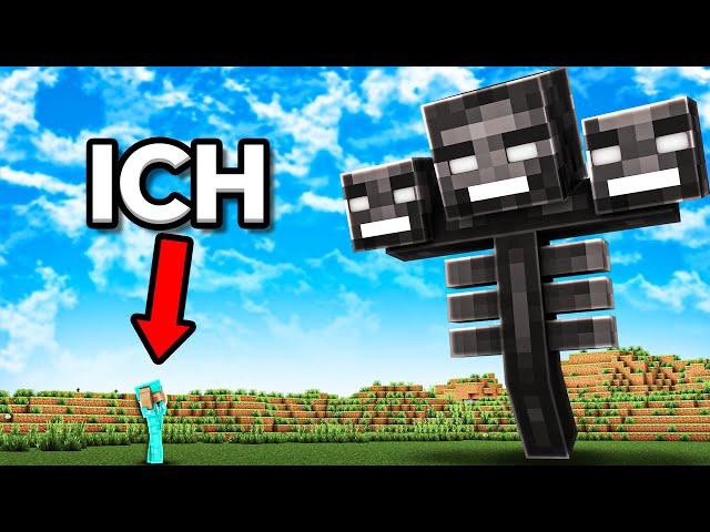 Minecraft, aber alle BOSSE sind RIESIG!