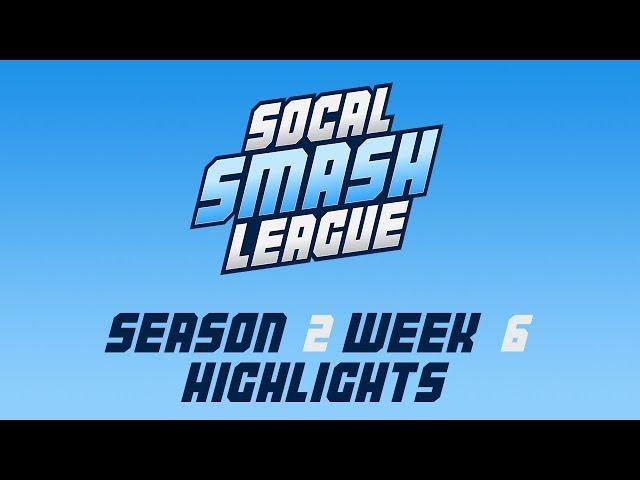 SoCal Smash League Season 2 Week 6 Highlights - Smash 4