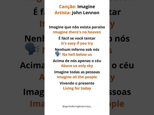 APRENDA INGLÊS COM MÚSICA