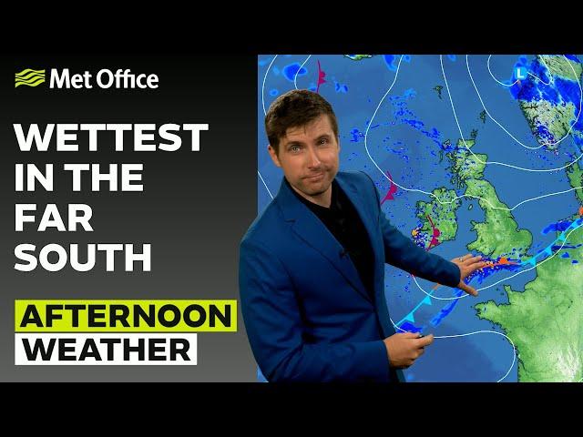 05/07/24 – Persistent rain from the southwest – Afternoon Weather Forecast UK – Met Office Weather