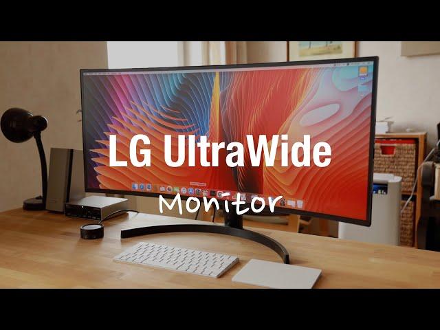 LG UltraWide Curved Monitor 34WN80C-B