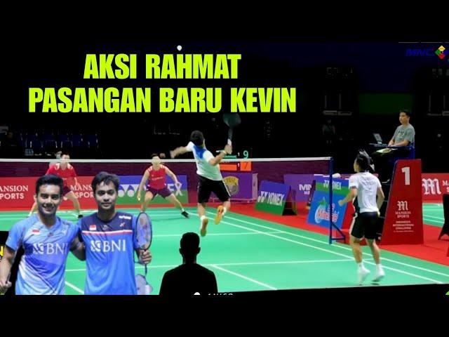 INI DIA AKSI Pasangan Baru Kevin, Rahmat / Pramudya SIKAT Ren Xiang / Tan Qiang. Nice Angle Nabs CN