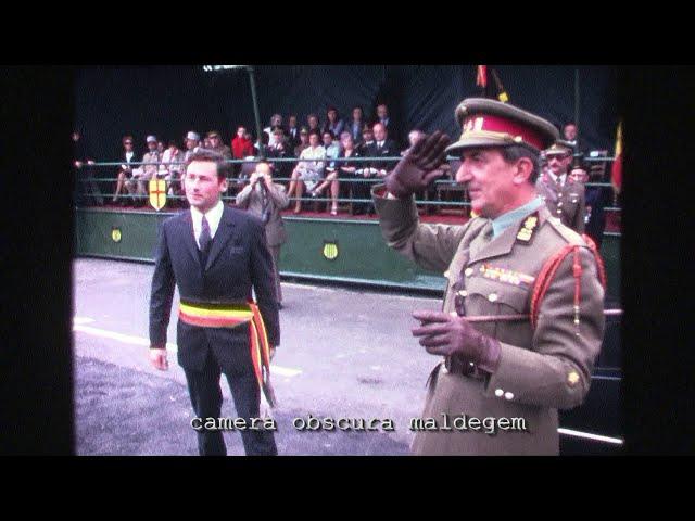 3655 Feestelijke parade Regiment der Gidsen 1974 (film s8)./S8-SOUND-XZ-PLGID74-FPJRDH-GIDS8-FCO10