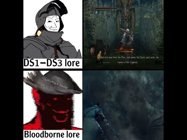 Dark souls lore vs bloodborne lore                                             #darksouls#bloodborne