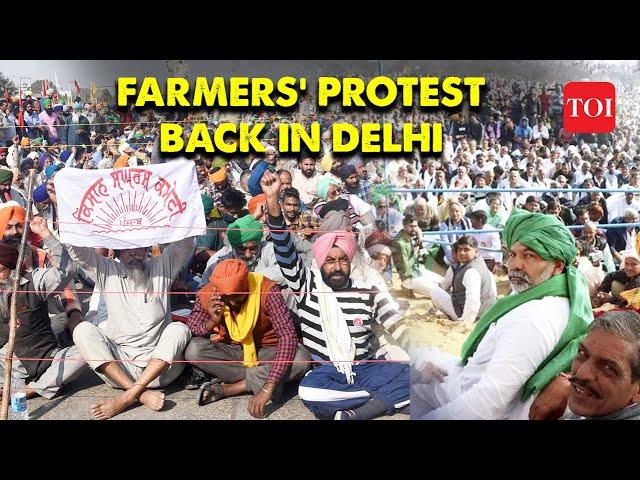 Farmers' Protest reaches Delhi-Noida Border, Protesters March to parliament amid Section 144 invoked