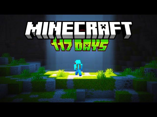 Surviving 117 Days In The Minecraft Caves