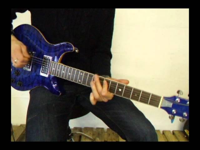 Jack and Danny Brothers JD-DC200Q Electric Guitar Demo -- Quilted Maple Blue Finish