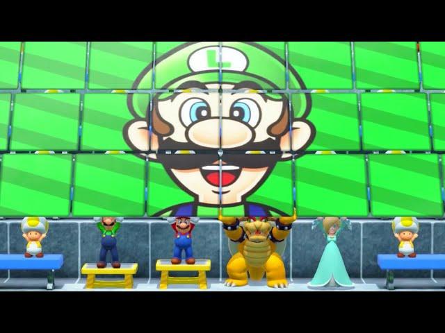 Super Mario Party - All Minigames (Luigi vs All Characters)