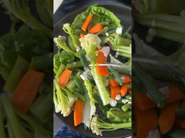 Steamed Vegetables For Dinner #weightloss
