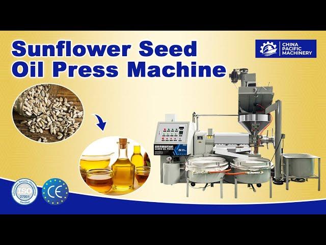 Integrated Sunflower Oil Press Machine|Sunflower Soybean Screw Oil Expeller|Sunflower Oil Extraction