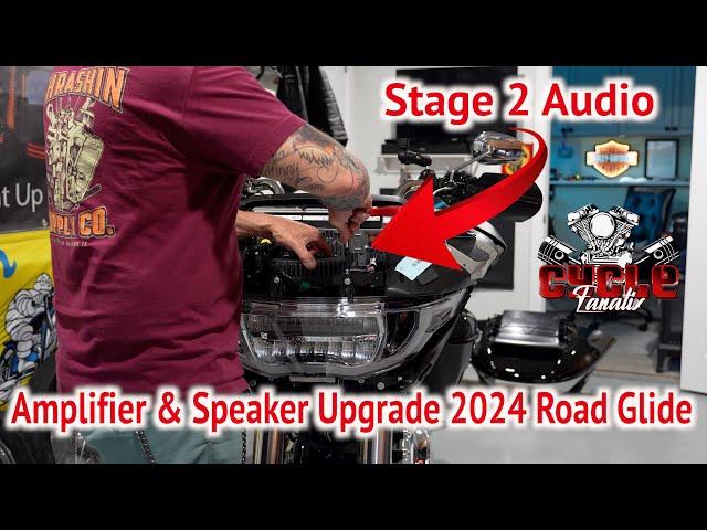 2024 Harley Davidson Road Glide Stage 2 Audio Upgrade #cyclefanatix #harleydavidson