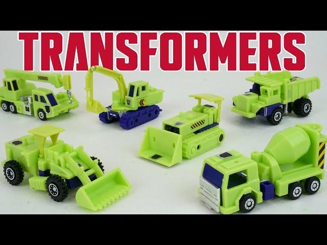 New Transformers Devastator Combiner Constructicons Old School Retro Toys