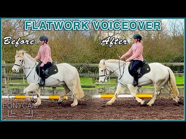 Tack up & ride with me! Flatwork Voiceover || PonyCam