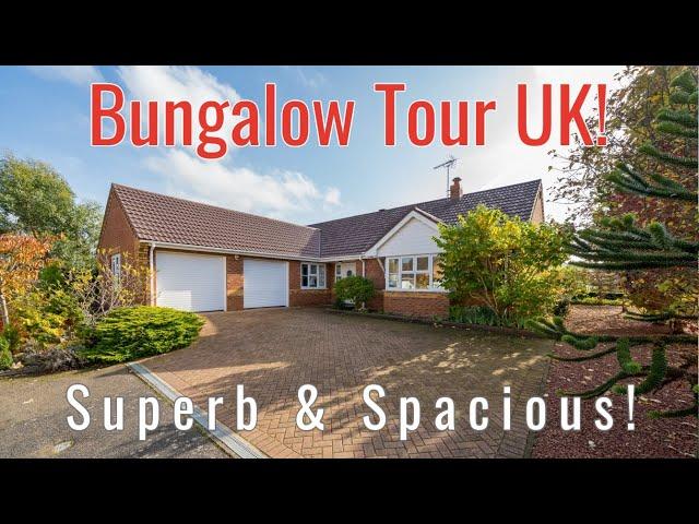 BUNGALOW TOUR UK Fantastic Property! For Sale £400,000 Watton, Norfolk - Longsons estate agents.