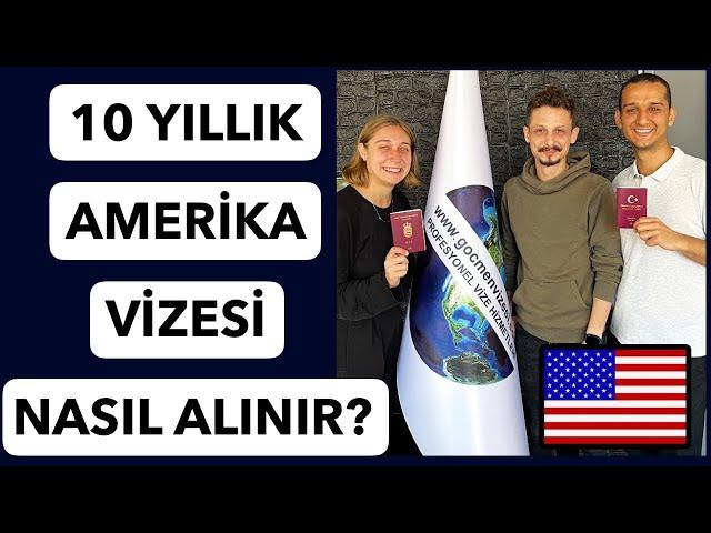 Amerika'ya 10 Yıllık Vize Almak - (Amerika Turist Vizesi Nasıl Alınır?)