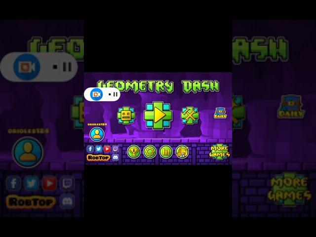 Geometry Dash! Part 1 Fire Gauntlet!