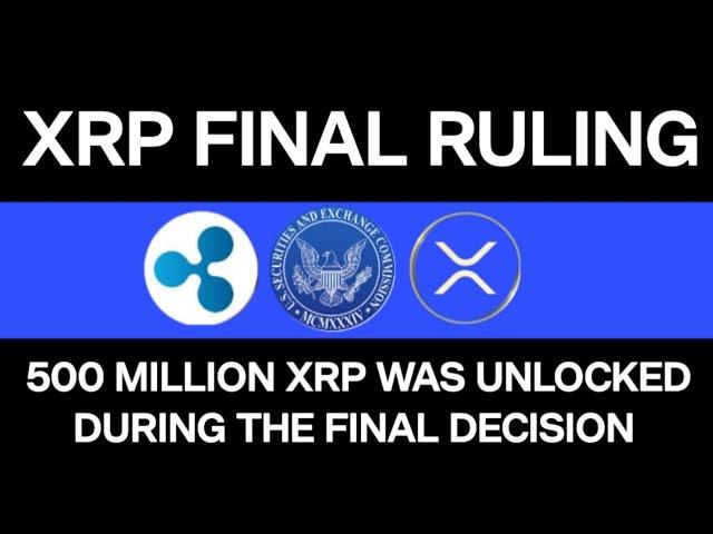 XRP SEC Settlement: 500M XRP Unlocked Amid Final Ruling Odds