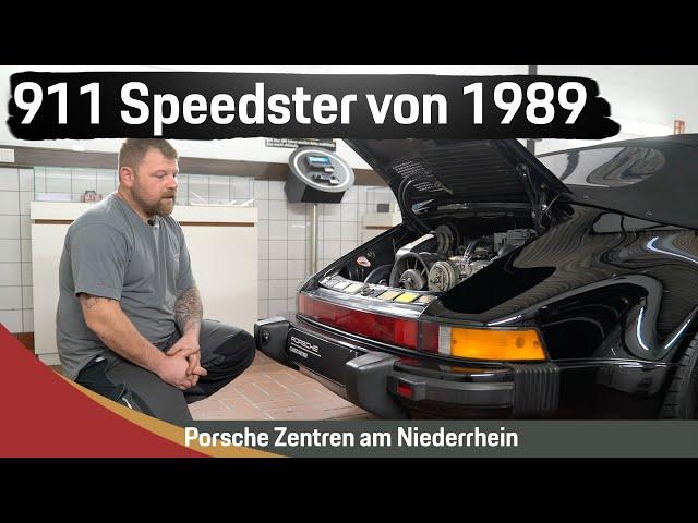 Porsche 911 Speedster - Motorrevision im Porsche Zentrum Niederrhein