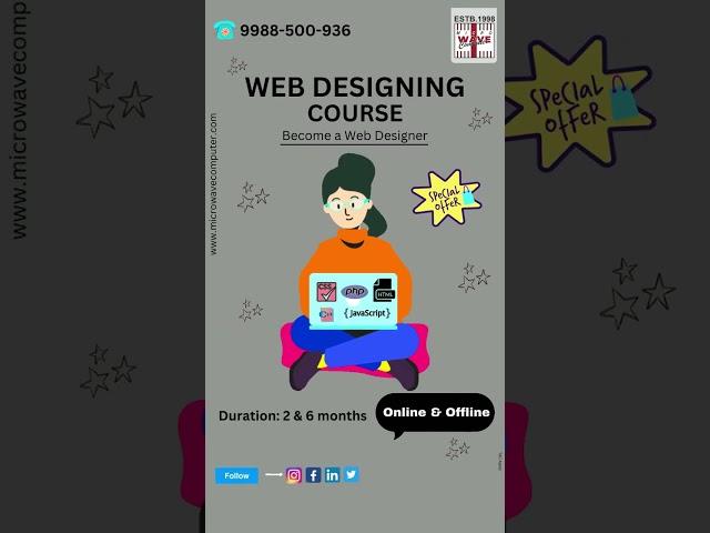 Web Designing Course in Khanna- Micro Wave Computer Institute Khanna