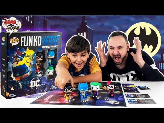 ПАПА РОБ И ЯРИК ИГРАЮТ В FUNKOVERSE STRATEGY GAME - БЭТМЕН VS ХАРЛИ КВИНН И ДЖОКЕР ОТ ФАНКО!