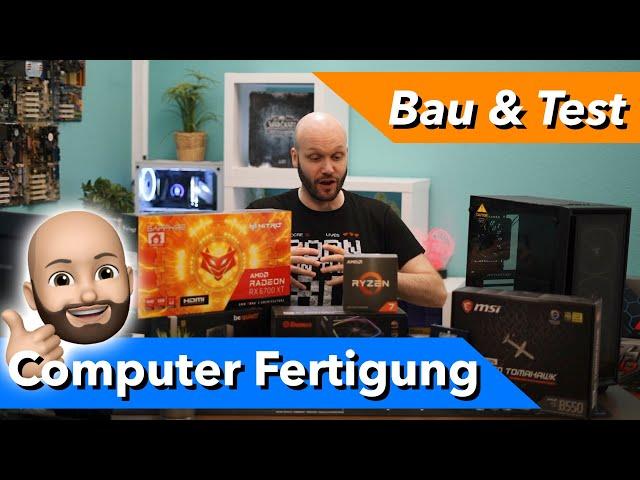 Fertigung eines individuellen Computers inkl. Test | PC bauen