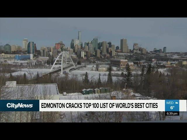 Edmonton 86th best city to live