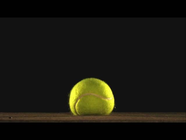 The Beauty of Slow Motion - Tennis Ball Bounce