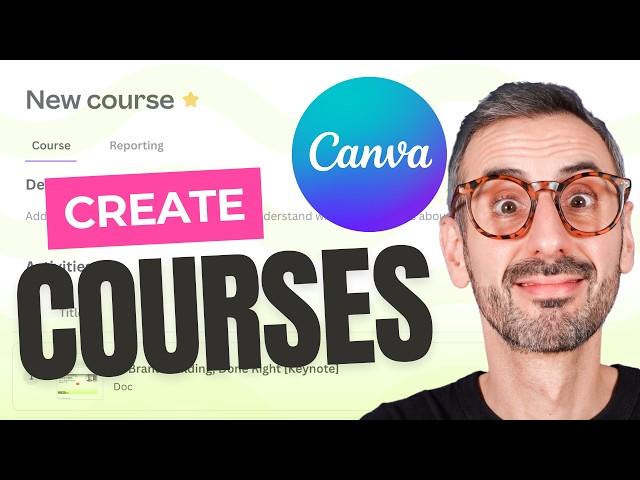 How to use Canva Courses | NEW 2024