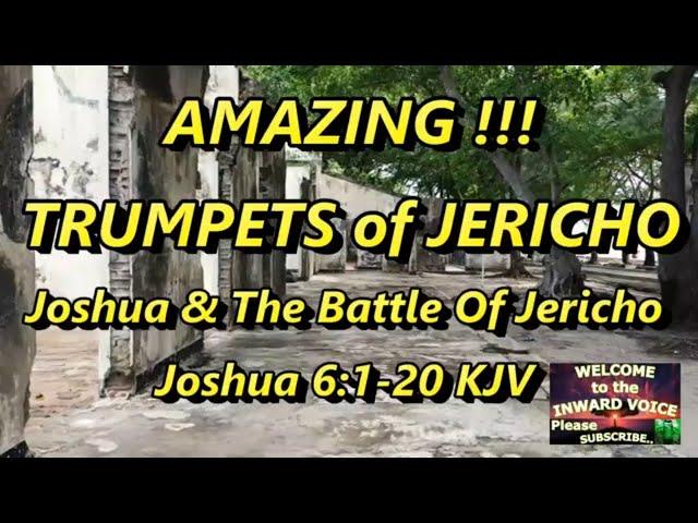 TRUMPETS of JERICHO  Joshua and the Battle of Jericho Walls Fall down with shofar Jericho trumpet