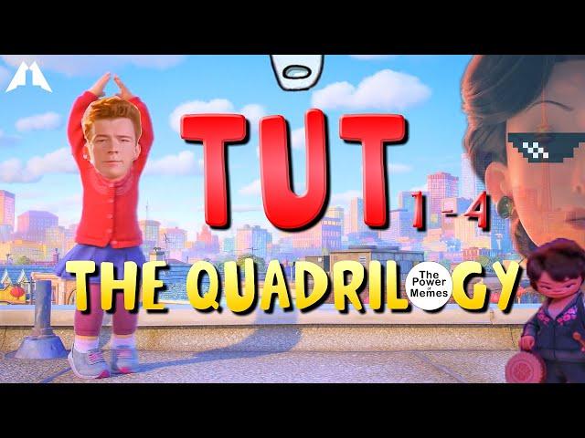 TUT The Quadrilogy [YTP] Turning Red Memes on Crack Parody