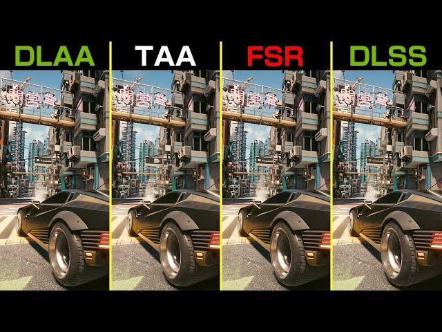 TAA vs DLAA vs DLSS vs FSR