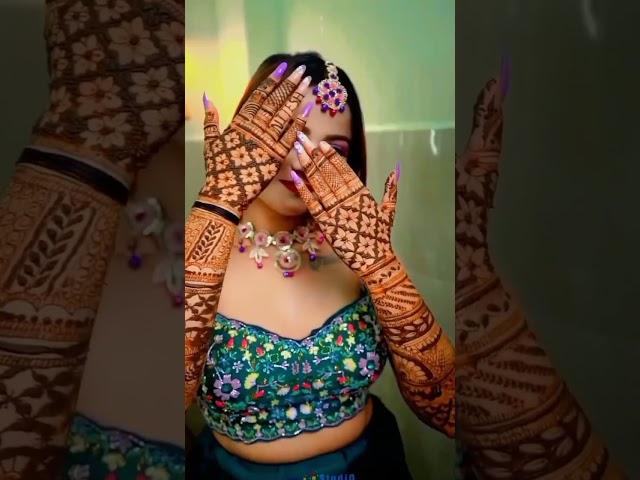 Mehandi photo shoot | unique bridal mehandi | Mehandi pause | normal Bridal mehandi