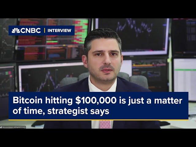Bitcoin hitting $100,000 is just a matter of time, strategist says