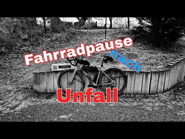 Fahrradpause nach Unfall 