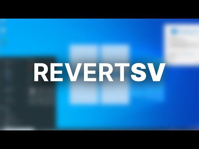 THIS is Windows 11? - RevertSV