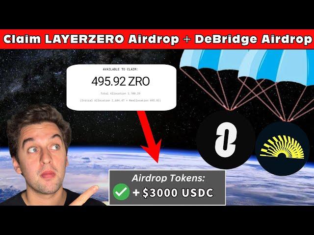 Claim LayerZero Airdrop ROUND 2 + DeBridge Airdrop - COMPLETE GUIDE