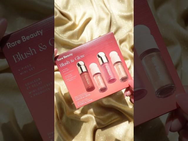 NEW Rare Beauty by Selena Gomez Mini Blush & Glow 4-Piece Set #shortsviral #rarebeauty #shortsviral