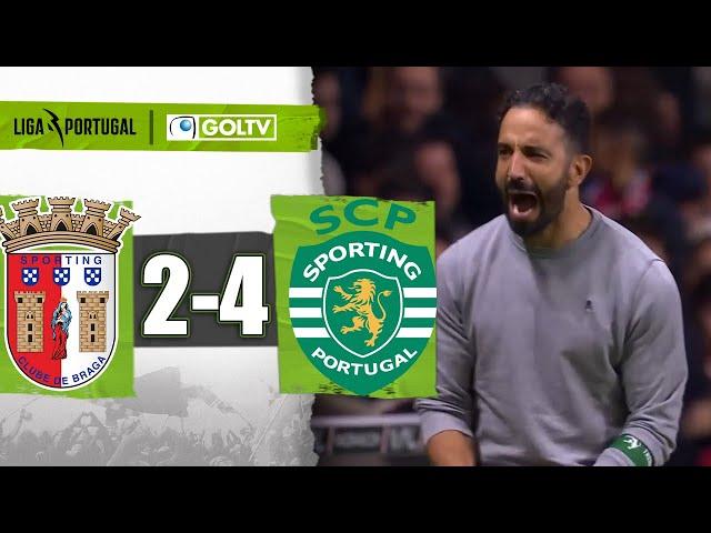 REMONTADA de LOCURA en la DESPEDIDA de RÚBEN AMORIM | Braga 2-4 Sporting CP | Clausura 2024